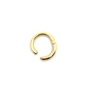 Yellow Gold Circular Charm Lock