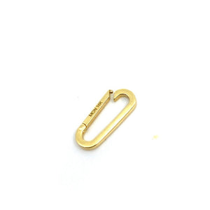 Oblong Yellow & Rose Gold Charm Lock