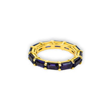 Load image into Gallery viewer, Tanzanite Eternity Ring